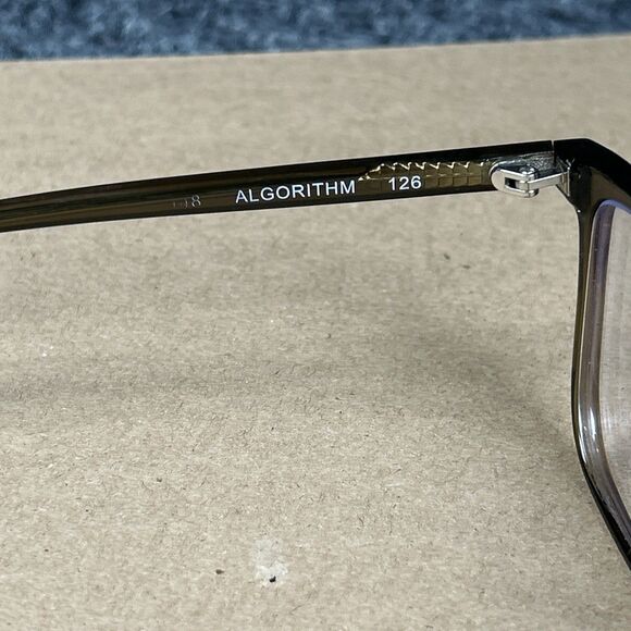 Quay Eyeglasses Frames Only Algorithm Col 333 Brown 56-18-145.    G157 - Picture 5 of 6